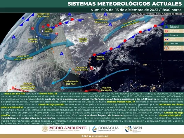 Continuarán heladas este jueves en Michoacán: PC 