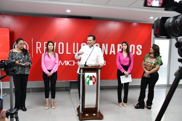 Apoya PRI Michoacán a diputadas suplentes en su denuncia contra el Congreso del Estado 