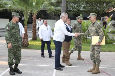 Encabeza el Gobernador de Michoacán  Alfredo Ramírez reunión de seguridad en Apatzingán 