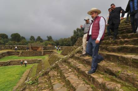 Ofrece Alfredo Ramírez Bedolla apoyo a Tingambato para preservar y fortalecer su Patrimonio Cultural 