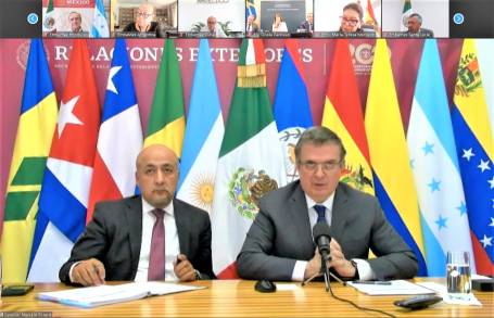 México encabeza reunión ministerial virtual preparatoria a la Cumbre Antiinflacionaria 