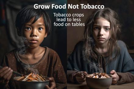 Cultiva alimentos, no tabaco: ONU  