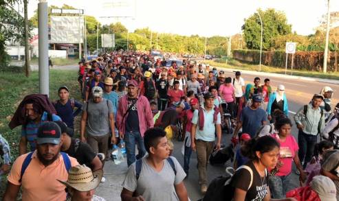 Sube 300% la llegada de migrantes en el límite con EU afirman Autoridades del Municipio de Tijuana de Juárez  