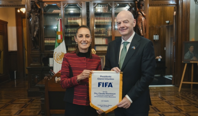 "Todo va a salir maravilloso; la inauguración del Mundial será histórica": afirma Sheinbaum Pardo tras reunión con Presidente de la FIFA, Gianni Infantino