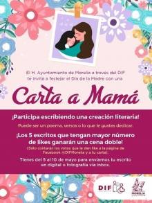  DIF Morelia Invita  a participar en concurso del Día de la Madre 2020