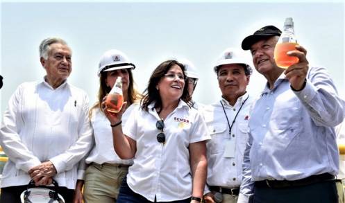 AMLO Hece la Presentación del Plan Nacional de Gas y Petróleo, desde Tierra Blanca, Veracruz.
