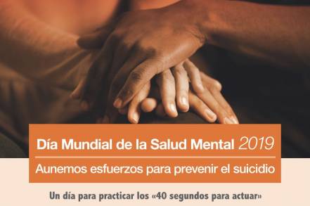 El Día Mundial de la Salud Mental 2019 se centrará en la prevención del suicidio